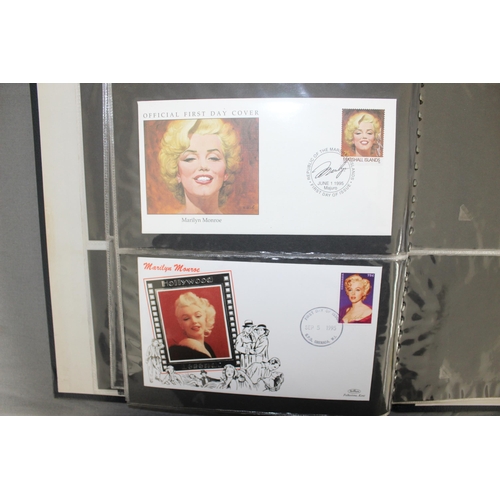 199 - Elvis Presley, Marilyn Monroe And Frank Sinatra Covers And Stamps