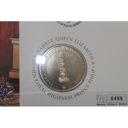 203 - Diamond Wedding 16 Coin Cover Collection COA