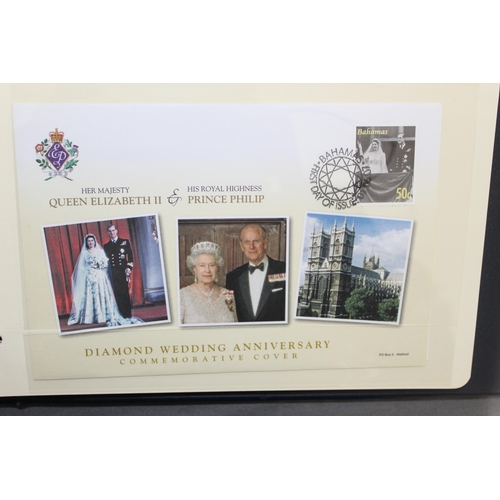 203 - Diamond Wedding 16 Coin Cover Collection COA