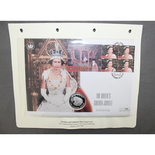 206 - Queen Elizabeth II  Silver Proof Coin Cover