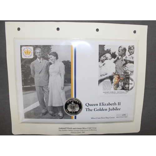 212 - Queen Elizabeth II  Silver Proof Coin Cover