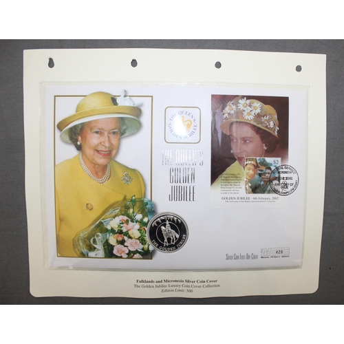 213 - Queen Elizabeth II  Silver Proof Coin Cover