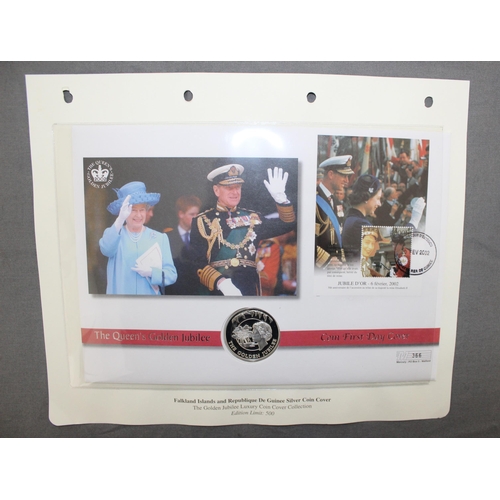 215 - Queen Elizabeth II  Silver Proof Coin Cover