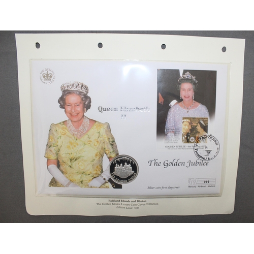 216 - Queen Elizabeth II  Silver Proof Coin Cover