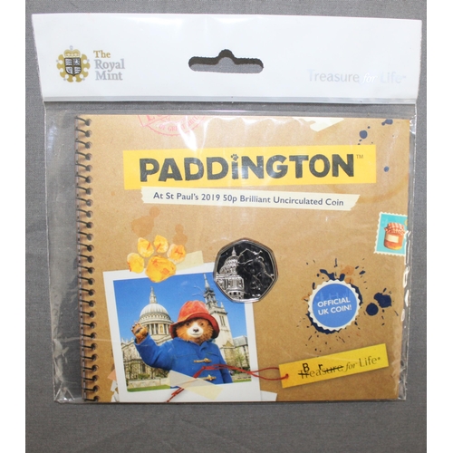 219 - Paddington At ST Pauls  2019 Royal Mint 50p Coin Pack Sealed