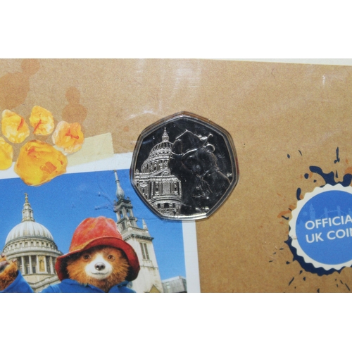 219 - Paddington At ST Pauls  2019 Royal Mint 50p Coin Pack Sealed