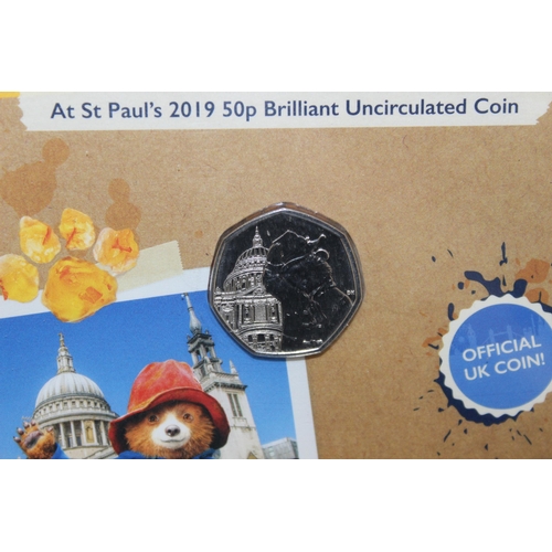 220 - Paddington At ST Pauls  2019 Royal Mint 50p Coin Pack Sealed