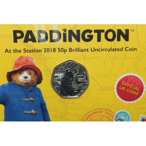 221 - Paddington At The Station 2018 Royal Mint 50p Coin Pack Sealed