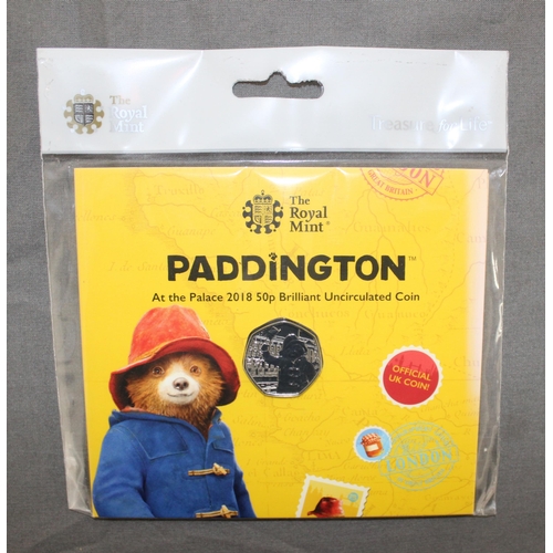 223 - 2018 Paddington At The Palace Royal Mint 50p Coin Pack Sealed