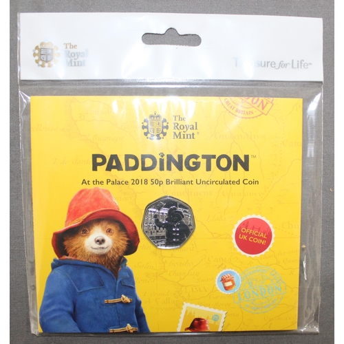 224 - 2018 Paddington At The Palace Royal Mint 50p Coin Pack Sealed