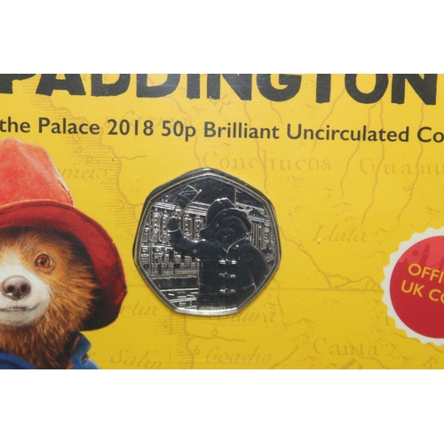 224 - 2018 Paddington At The Palace Royal Mint 50p Coin Pack Sealed