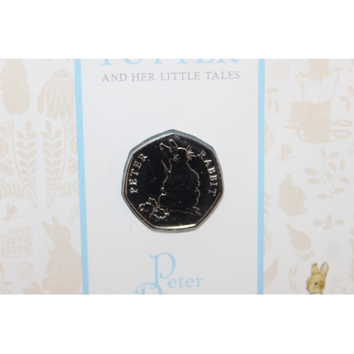 226 - 2018 Beatrix Potter Peter Rabbit Royal Mint 50p Coin Pack Sealed