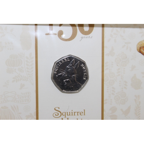 229 - 2016 The Royal Mint Squirrel Nutkin 50p Coin Sealed Pack