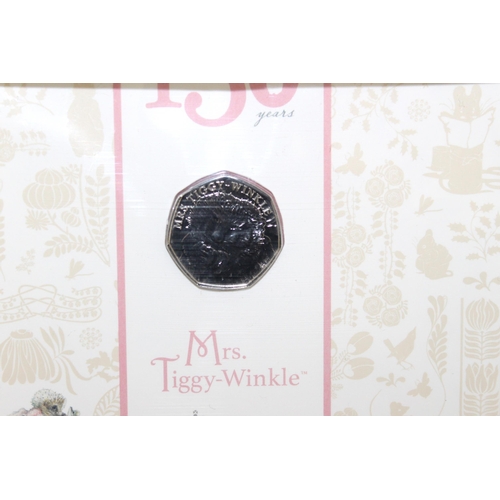 230 - 2016 Mrs Tiggy-Winkle Royal Mint 50p Coin Pack Sealed