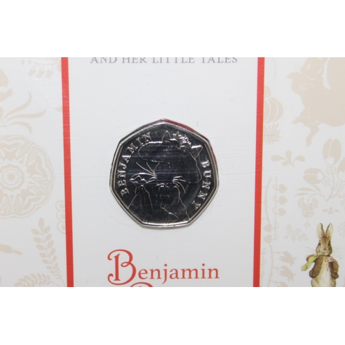 232 - 2017 Benjamin Bunny Royal Mint 50p Coin Pack Sealed