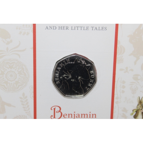 233 - 2017 Benjamin Bunny Royal Mint 50p Coin Pack Sealed