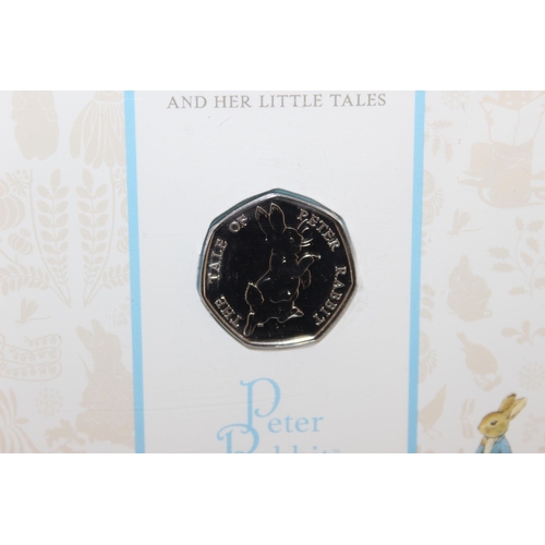 234 - 2017 Beatrix Potter Peter Rabbit Royal Mint 50p Coin Pack Sealed