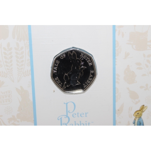 235 - 2017 Beatrix Potter Peter Rabbit Royal Mint 50p Coin Pack Sealed