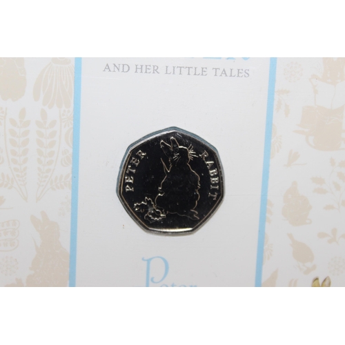 236 - 2018 Beatrix Potter Peter Rabbit Royal Mint 50p Coin Pack Sealed