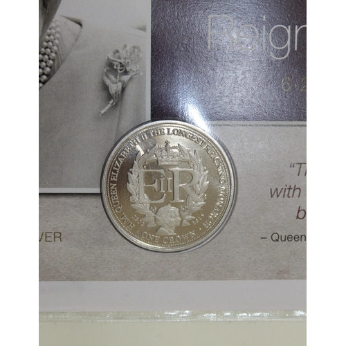 239 - Long To Reign 7 Coin Cover Collection