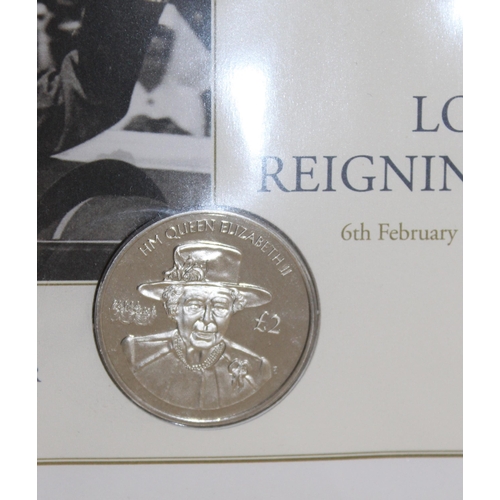 239 - Long To Reign 7 Coin Cover Collection