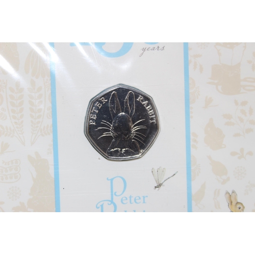 240 - 2016 Beatrix Potter Peter Rabbit Royal Mint 50p Coin Pack Sealed