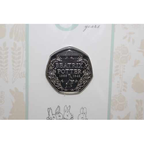 241 - Beatrix Potter The Royal Mint 50p Coin Pack Sealed