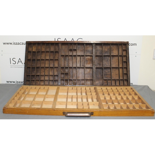 68 - Two Wooden Printing Trays
Length-82cm
Collection Only