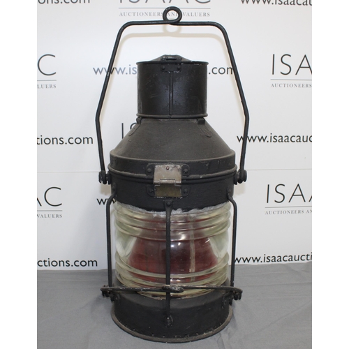 109 - Large Lantern 'Not Under Command' Ship's Light
Collection Only