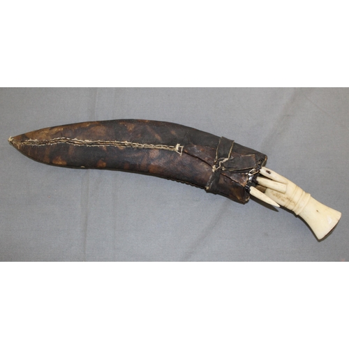 136 - Kukri Knife In Sheath