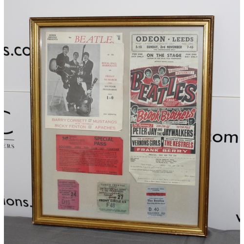 73 - Beatles Ephemera Framed 
Height-40cm
Width-34
COLLECTION ONLY