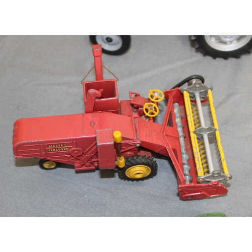 566 - Collection Of Farm Tractors Etc Inc- Corgi, Limited Edition universal Hobbies, Lesney, Dinky Etc