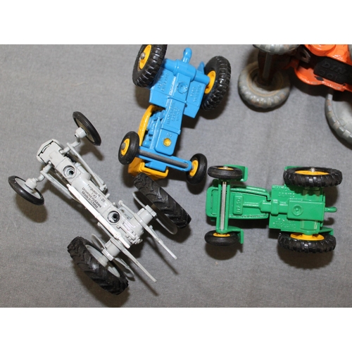 566 - Collection Of Farm Tractors Etc Inc- Corgi, Limited Edition universal Hobbies, Lesney, Dinky Etc