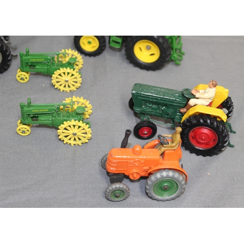 566 - Collection Of Farm Tractors Etc Inc- Corgi, Limited Edition universal Hobbies, Lesney, Dinky Etc