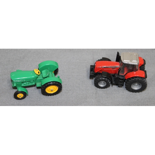 566 - Collection Of Farm Tractors Etc Inc- Corgi, Limited Edition universal Hobbies, Lesney, Dinky Etc