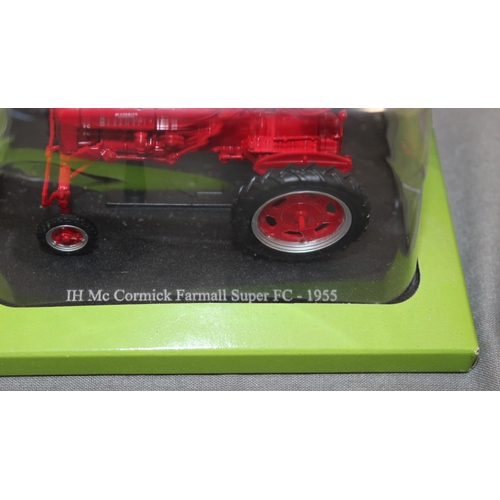 575 - Six Collectable Tractors Five Cased One Uncased