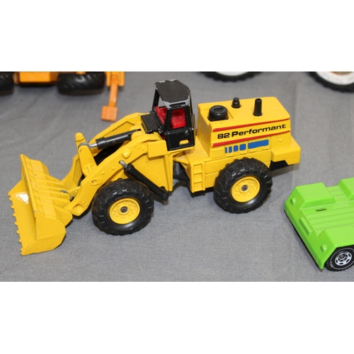 576 - Collection Of Collectable Construction Vehicles Inc-Corgi, Tonka, Majorette, Siku Etc