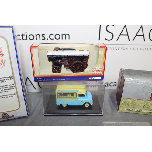 579 - Collection Of Boxed Cased Vehicles Inc-Nascar Fans Limited Edition 1998 , Corgi,  Oxford Diecast, Cl... 