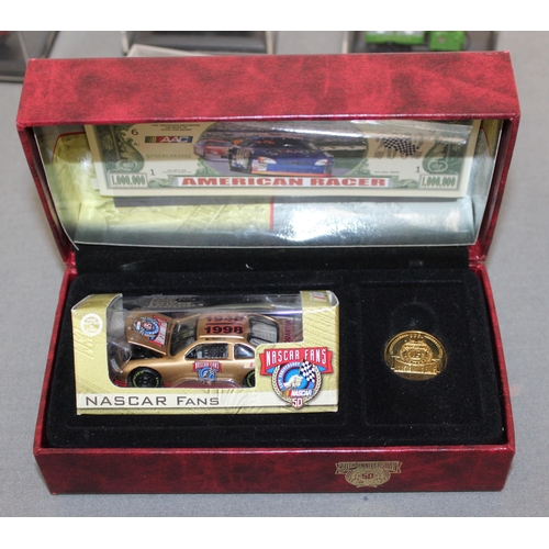 579 - Collection Of Boxed Cased Vehicles Inc-Nascar Fans Limited Edition 1998 , Corgi,  Oxford Diecast, Cl... 