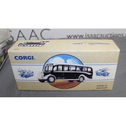 581 - Three Boxed Corgi Buses/Coaches