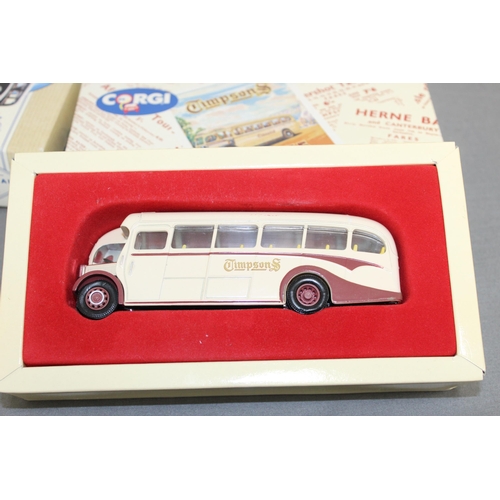 581 - Three Boxed Corgi Buses/Coaches