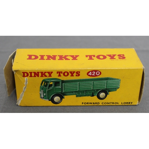 583 - Dinky 420 In Original Box Rare Green With Red Hubs