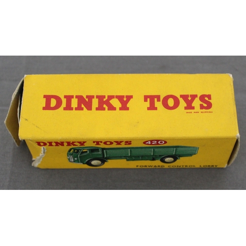 583 - Dinky 420 In Original Box Rare Green With Red Hubs