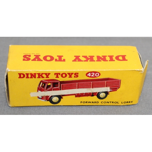 583 - Dinky 420 In Original Box Rare Green With Red Hubs