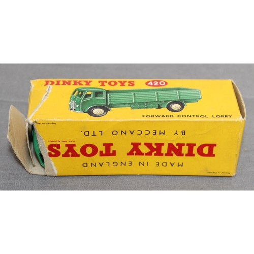 583 - Dinky 420 In Original Box Rare Green With Red Hubs