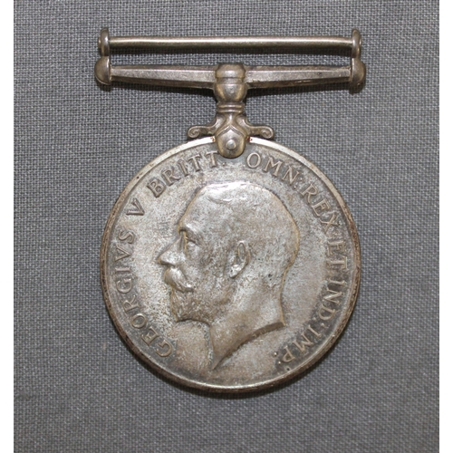 157 - WWI British War Medal Named to SPR W J RUSSELL R.E