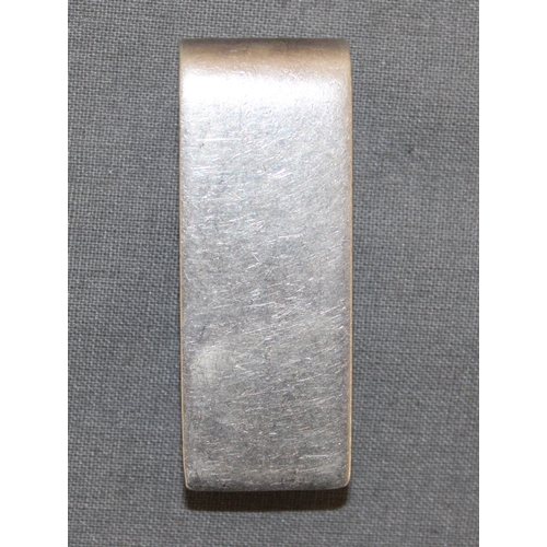 390 - Silver Hallmarked Money Clip