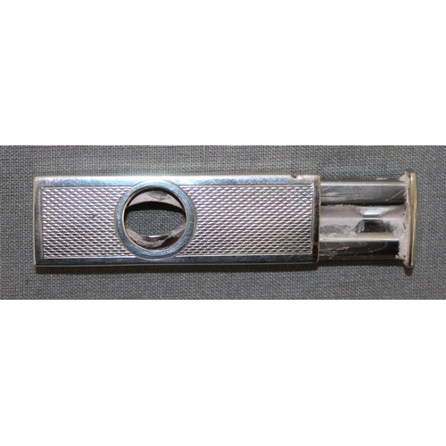 396 - Silver Hallmarked Cigar Cutter