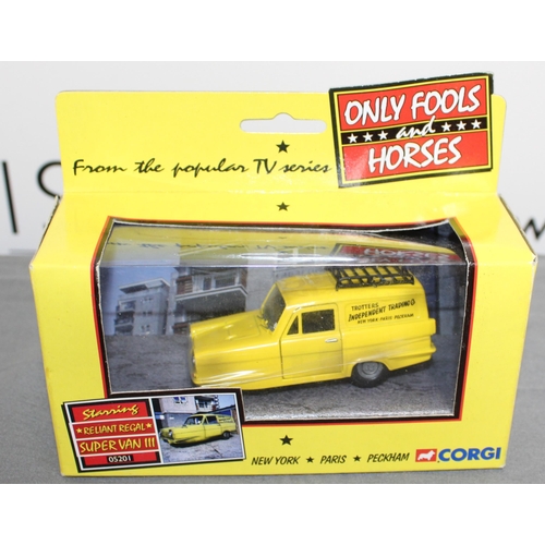 587 - 2 Boxed Corgi Only Fools And Horses Collectable  Cars And 1 Boxed Lledo car As Featured In Show
CC99... 