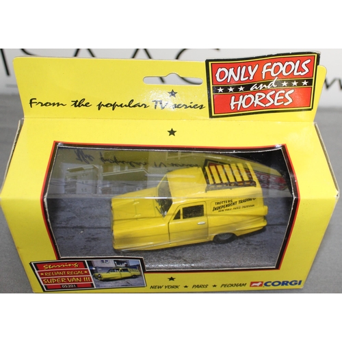 587 - 2 Boxed Corgi Only Fools And Horses Collectable  Cars And 1 Boxed Lledo car As Featured In Show
CC99... 